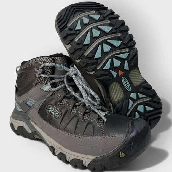 Keen Targhee III Mid WP Women’s Hiking Boot Magnet/Atlantic Blue Size 7 - Picture 9 of 13